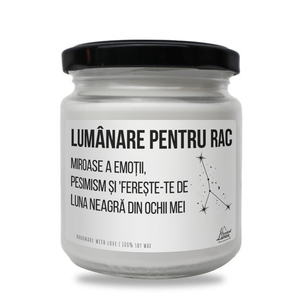 Lumanare pentru RAC Lumanare parfumata din soia