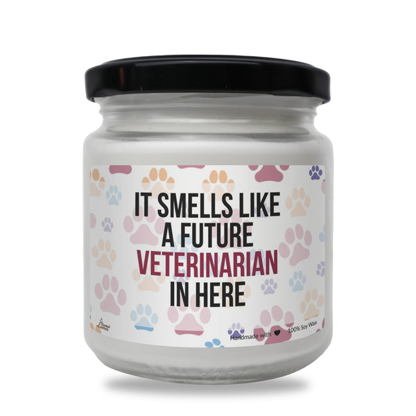 a jar with a dog paw print on it