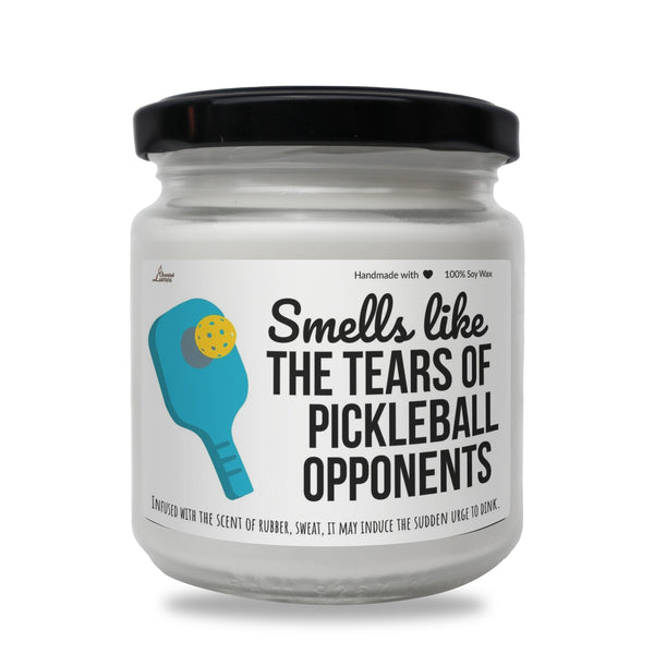 a jar of pickleball opponents