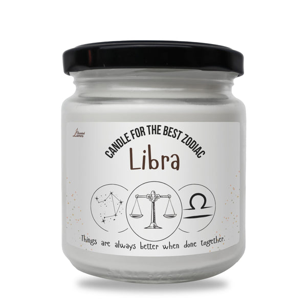a jar of libra with a black lid