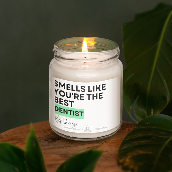a candle that is sitting on a table