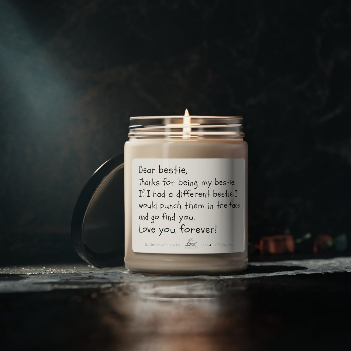 Thank you for being my bestie Scented Soy Candle