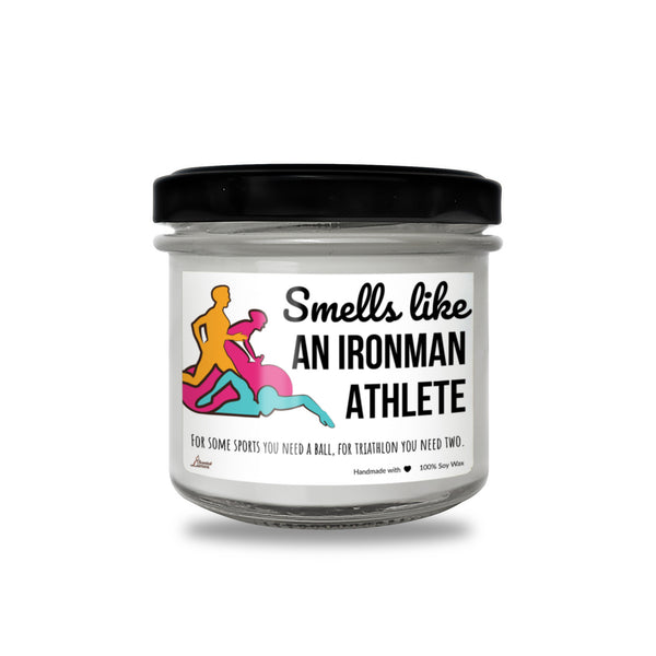 a jar of an ironman athlete cream