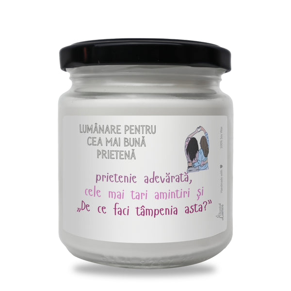 Lumânare pentru Cea Mai Bună Prietenă lumanare parfumata din soia