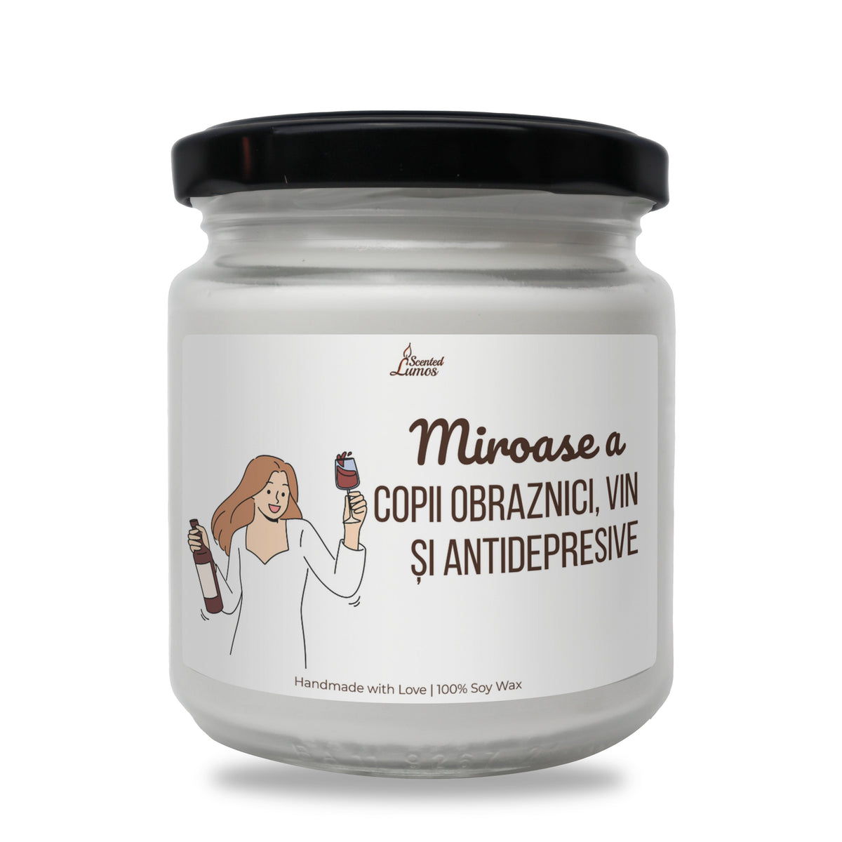 Miroase a copii obraznici, vin și antidepresive lumanare parfumata din soia