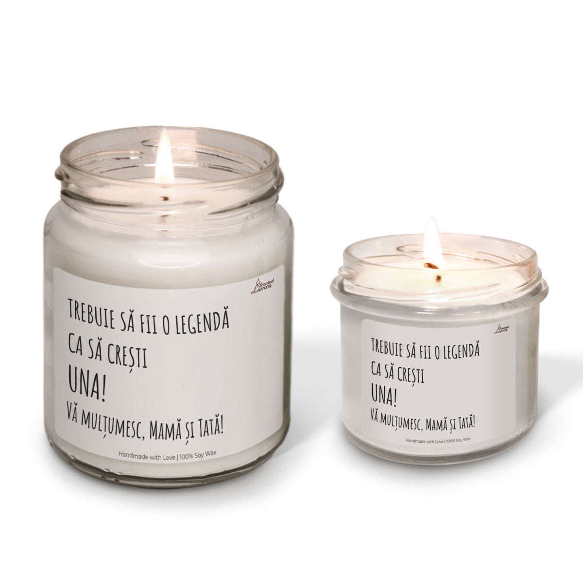 TREBUIE SĂ FII O LEGENDĂ CA SĂ CREȘTI UNA! lumanare parfumata din soia