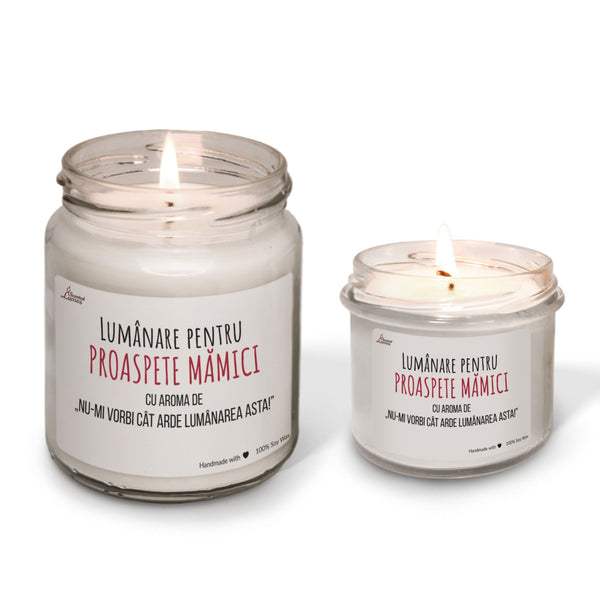 Lumânare pentru proaspete mămici lumanare parfumata din soia