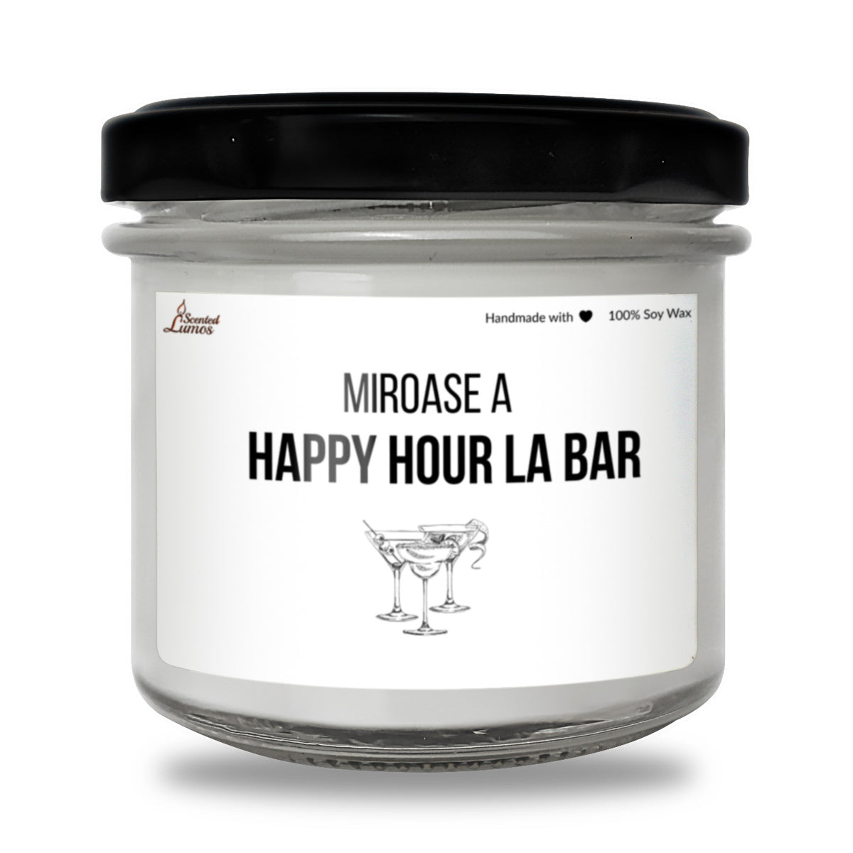 MIROASE A Happy Hour La bar Lumanare parfumata din soia