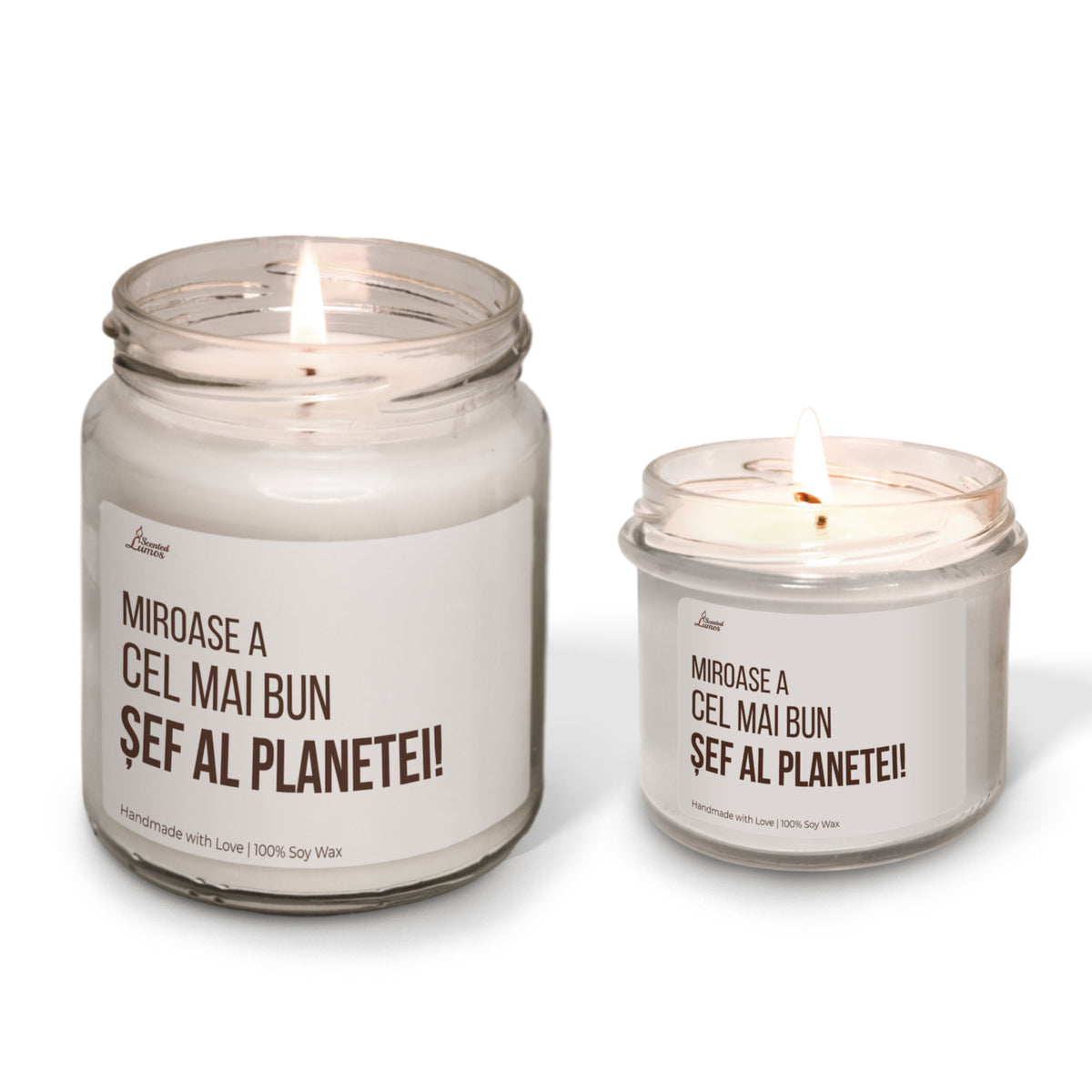 Miroase a cel mai bun sef al planetei! Lumanare parfumata din soia