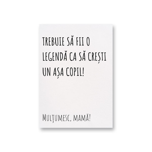 Trebuie Să Fii O Legendă Ca Să Crești Un Așa Copil! Multumesc, Mama!