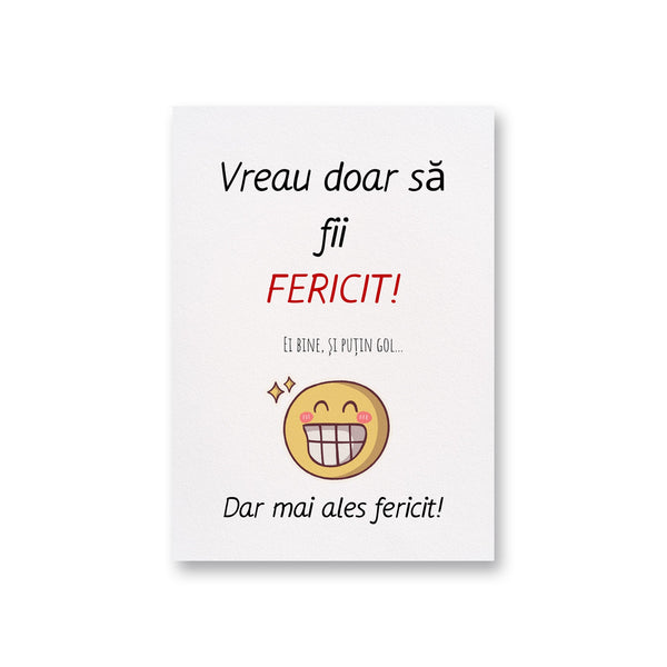 Vreau Doar Sa Fii Fericit! Ei Bine, Si Putin Gol...Dar Mai Ales Fericit!