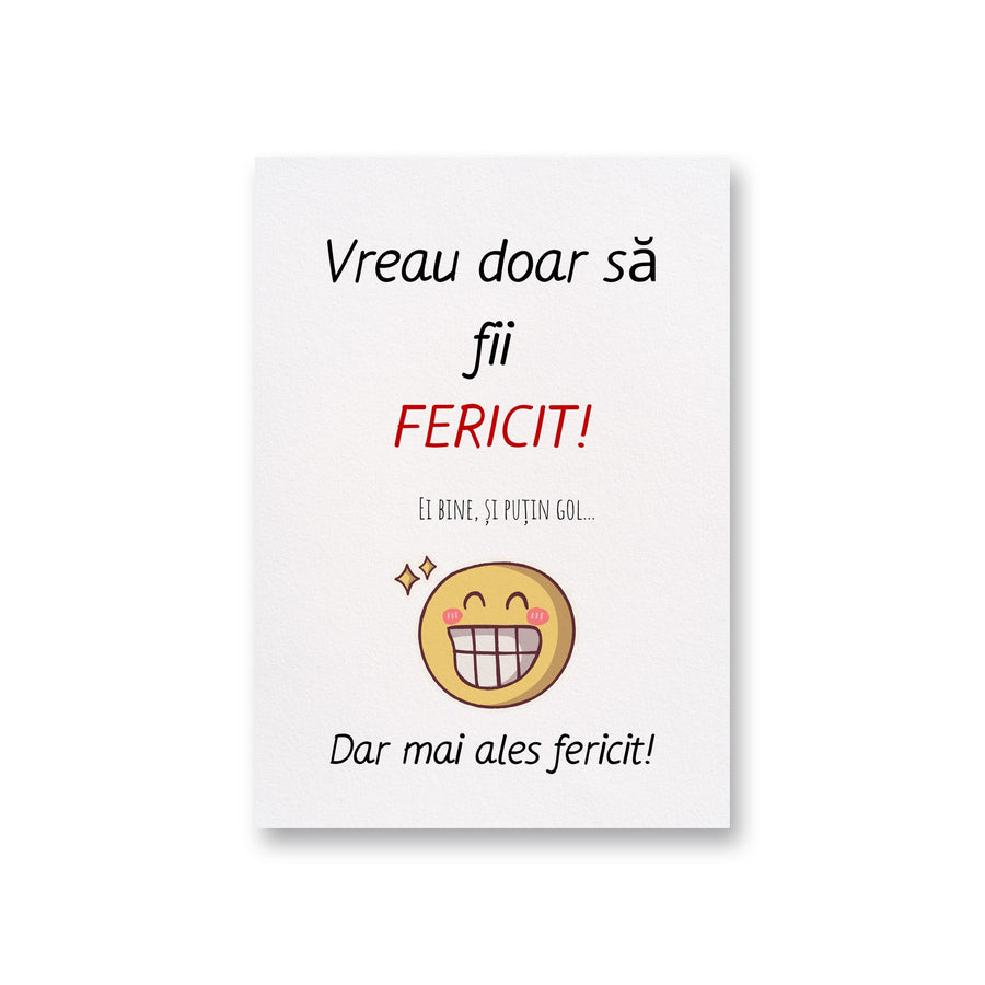 Vreau Doar Sa Fii Fericit! Ei Bine, Si Putin Gol...Dar Mai Ales Fericit!