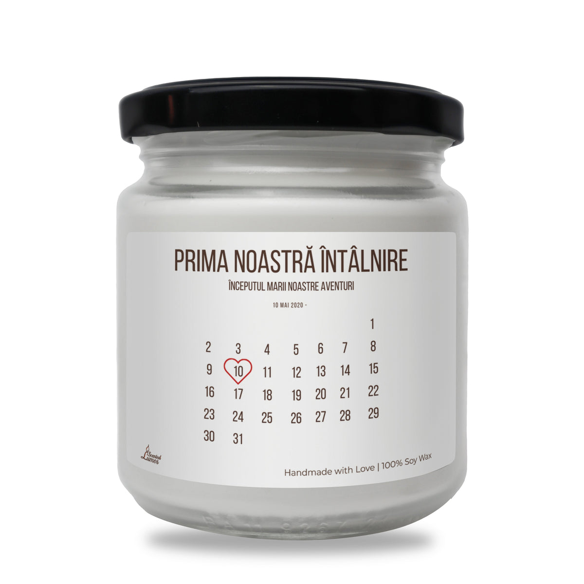 Prima noastra Intalnire Lumanare parfumata din soia