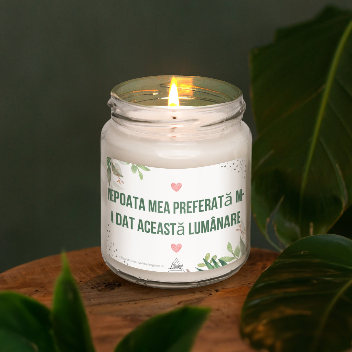 Nepoata mea preferata mi-a dat aceasta lumanare Lumanare parfumata din soia
