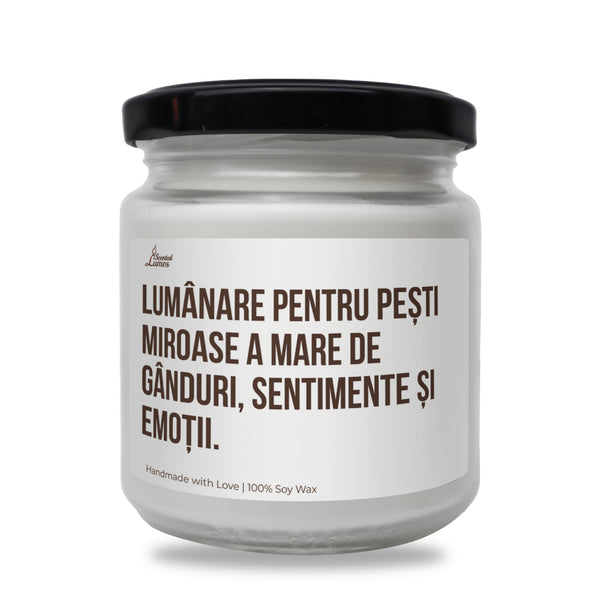 Lumanare pentru PEsTI Lumanare parfumata din soia