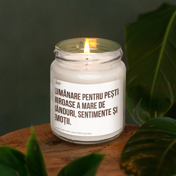 Lumanare pentru PEsTI Lumanare parfumata din soia