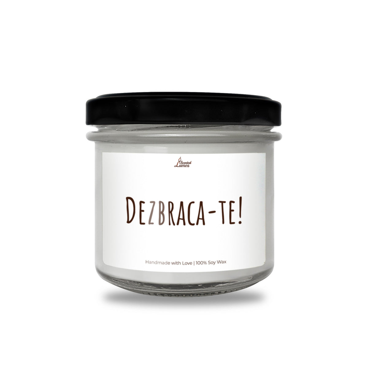 Dezbraca-te! Lumanare parfumata din soia