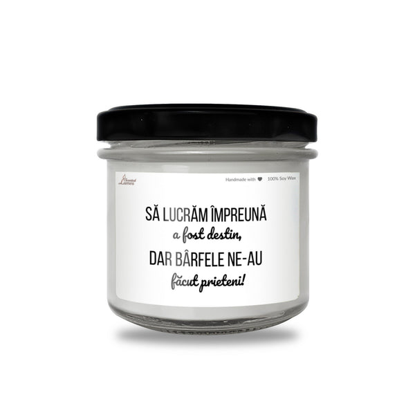 Sa lucram Impreuna a fost destin Lumanare parfumata din soia