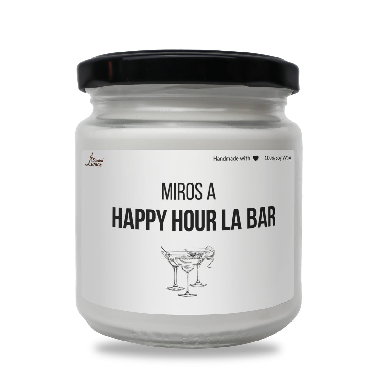 MIROS A Happy Hour La bar Lumanare parfumata din soia