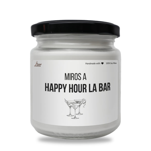 MIROS A Happy Hour La bar Lumanare parfumata din soia
