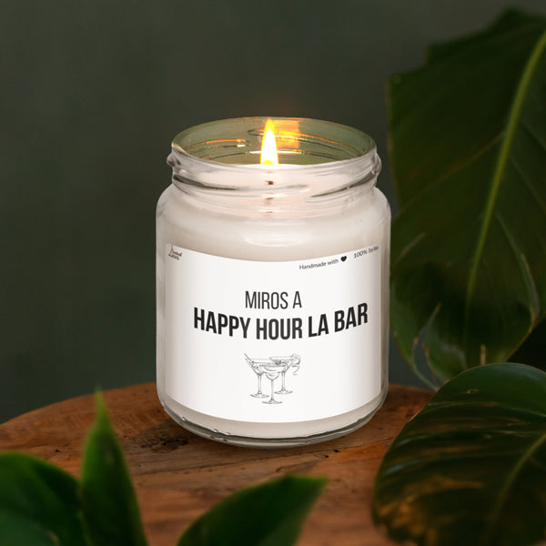 MIROS A Happy Hour La bar Lumanare parfumata din soia