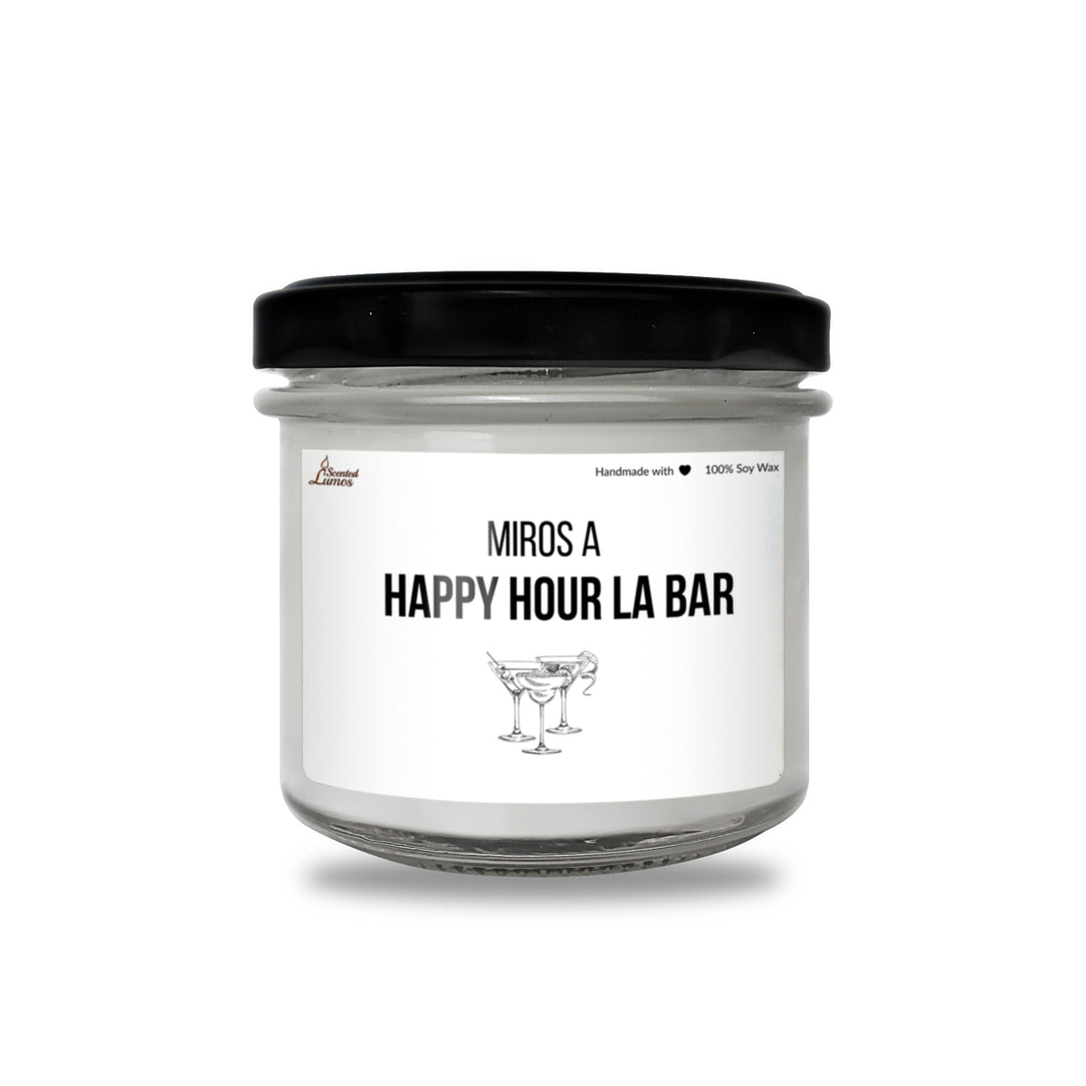 MIROS A Happy Hour La bar Lumanare parfumata din soia