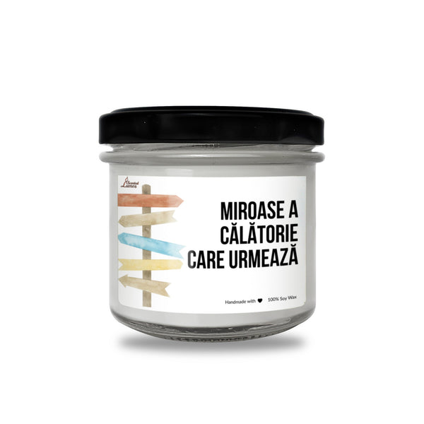 Miroase a calatorie care urmeaza Lumanare parfumata din soia