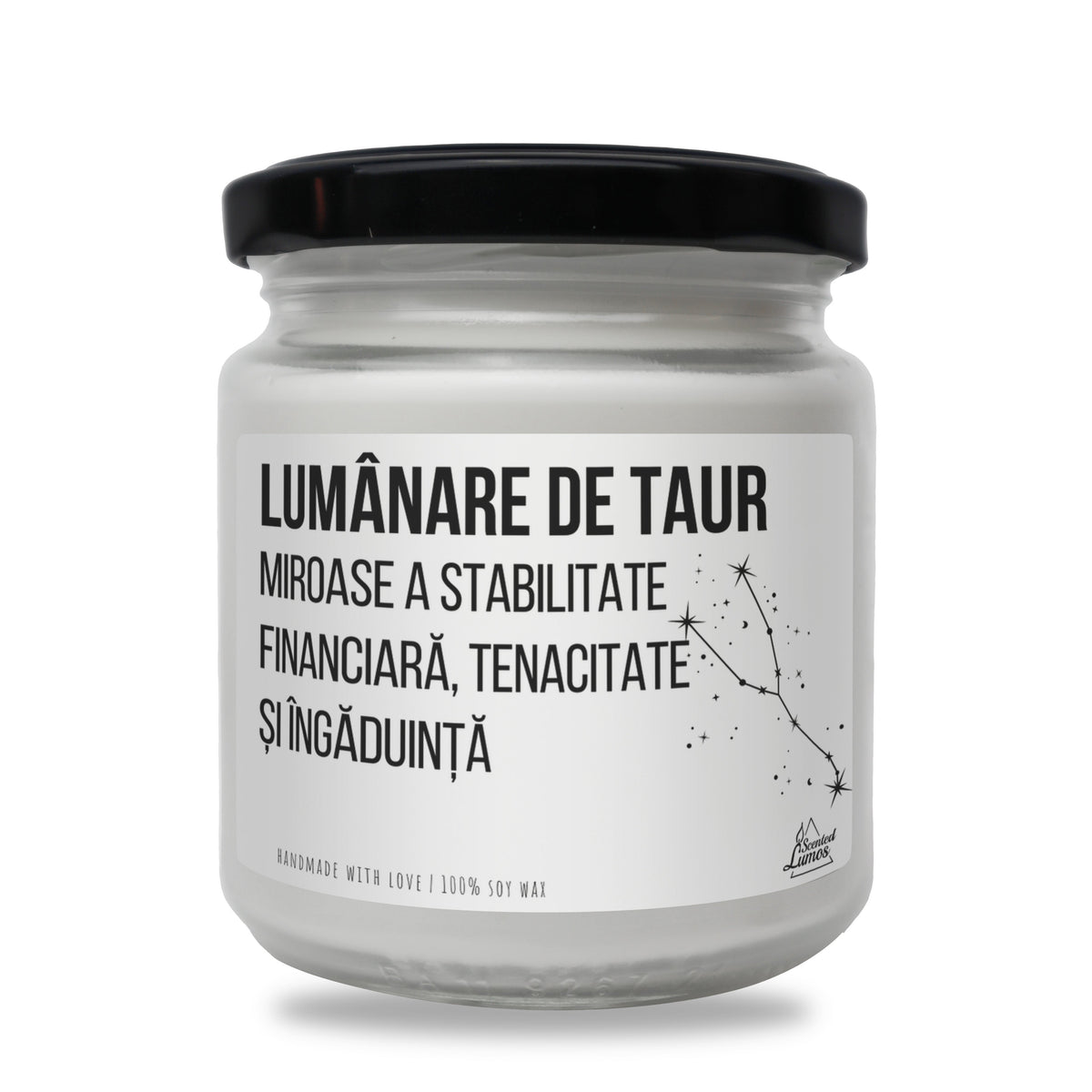Lumanare de TAUR Lumanare parfumata din soia