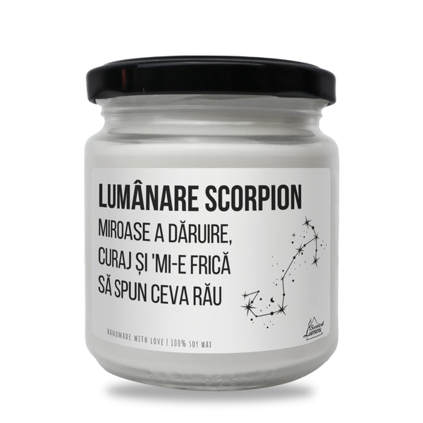 Lumanare SCORPION Lumanare parfumata din soia