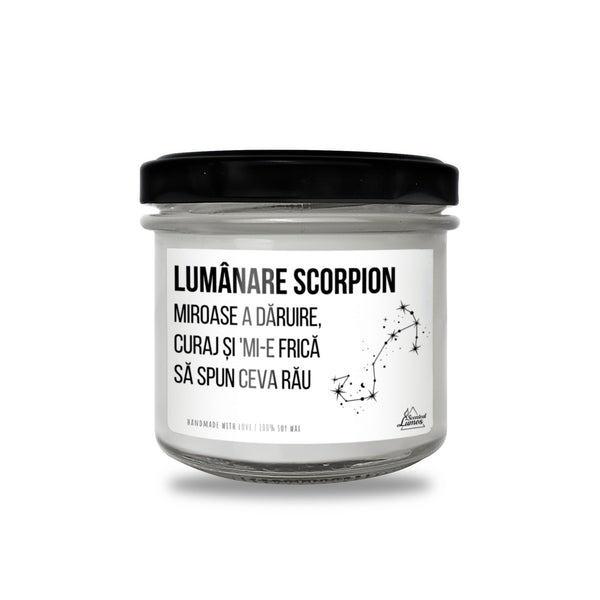 Lumanare SCORPION Lumanare parfumata din soia