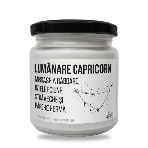 Lumanare Capricorn Lumanare parfumata din soia