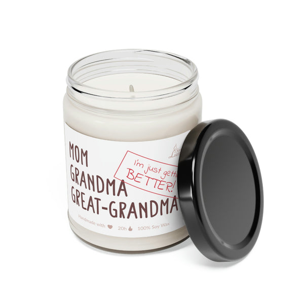 Mom, grandma, great-grandma Scented Soy Candle Custom Gift for Grandmother