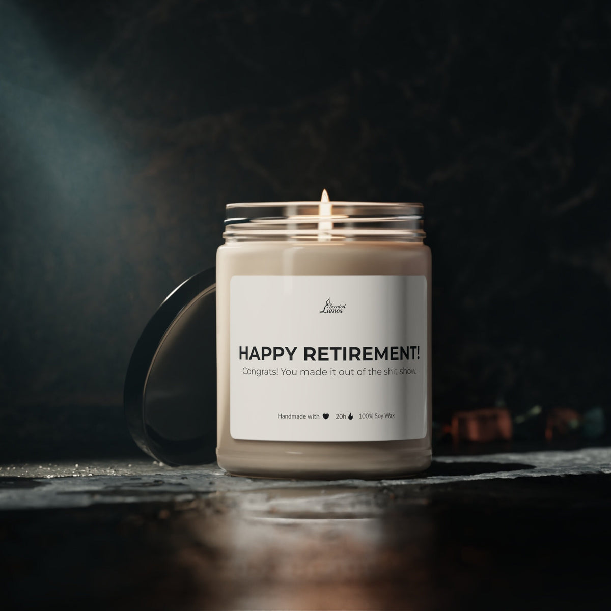 Happy Retirement! Scented Soy Candle