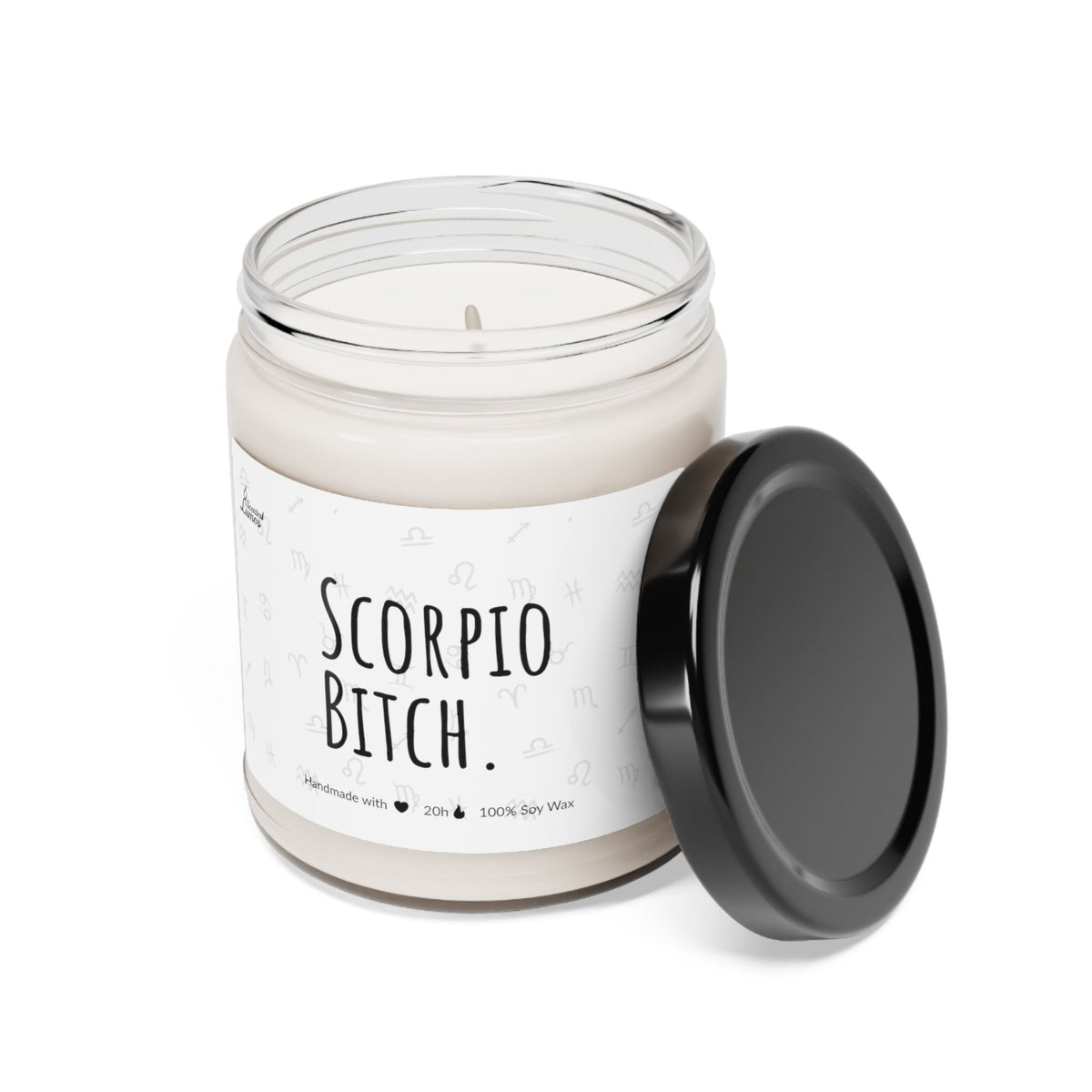 Scorpio Bitch Scented Soy Candle Zodiac Sign