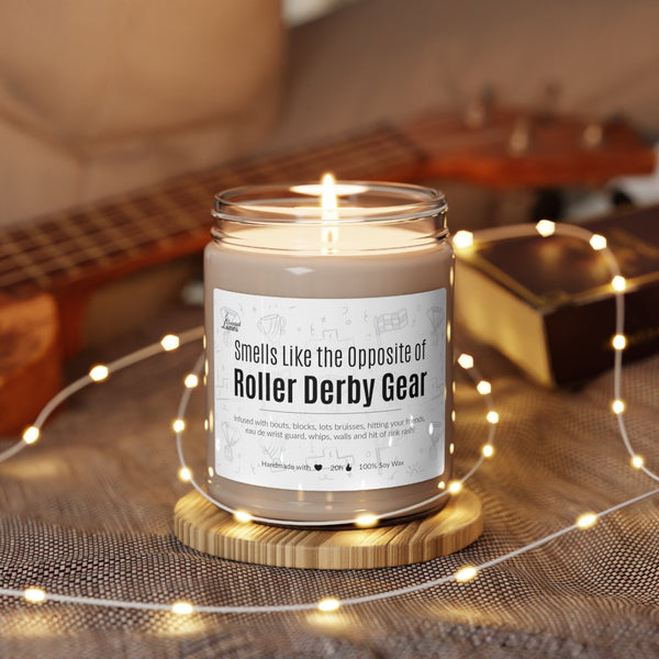 Smells like the Opposite of Roller Derby Gear Scented Soy Candle