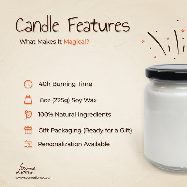 The Day We Met + Date Personalized Scented Soy Candle