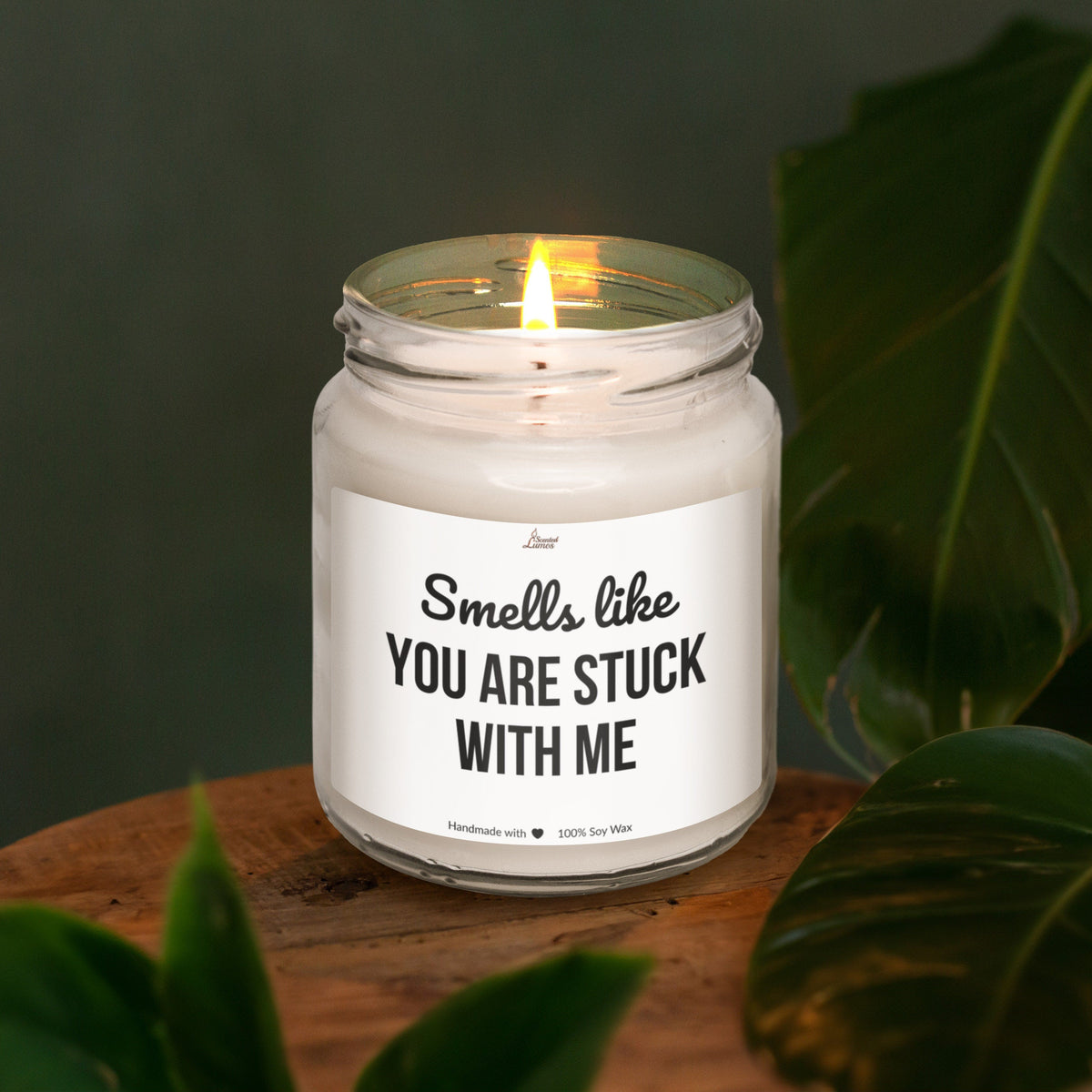 a candle that is sitting on a table