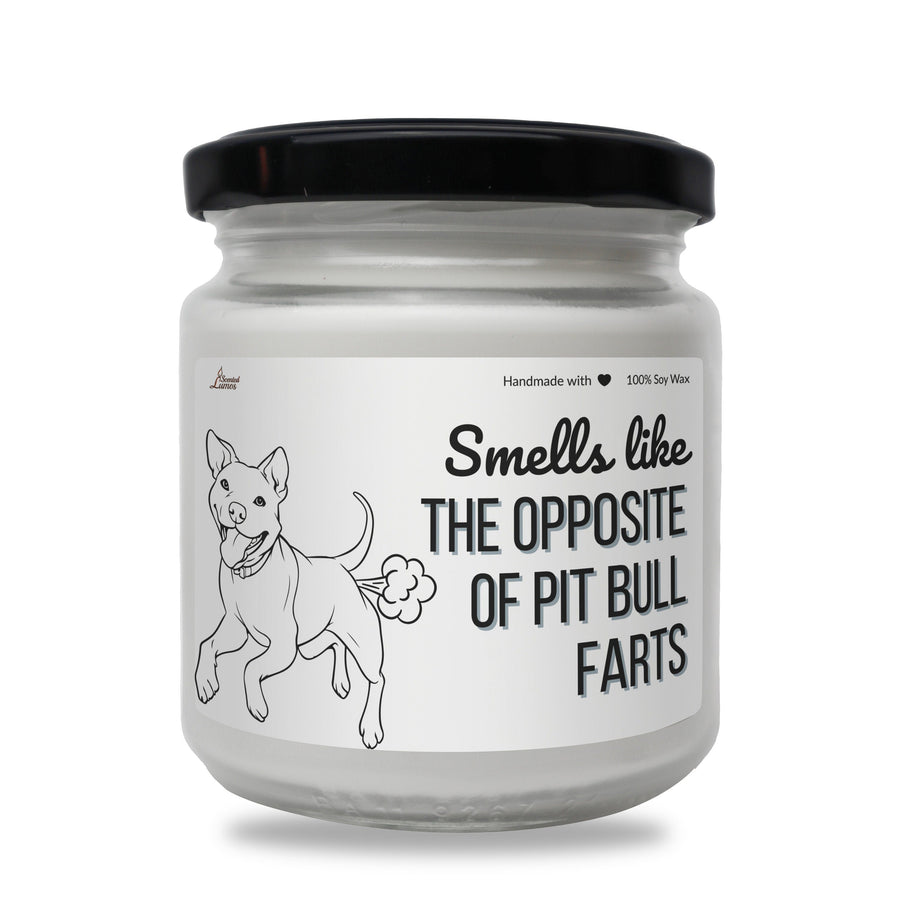 a jar of smellless dog poopie on a white background