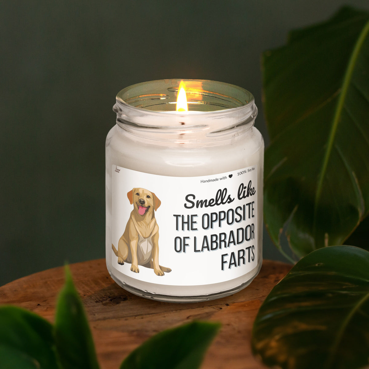 a candle that is sitting on a table