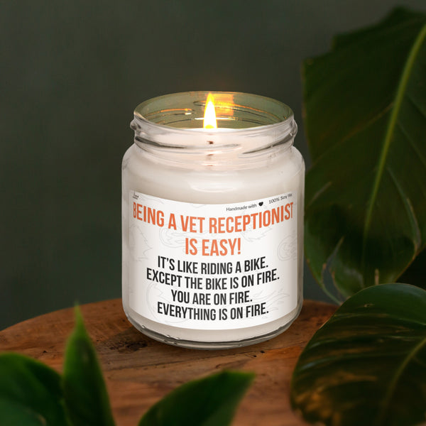 Being a Vet Assistant is easy Scented Soy Candle