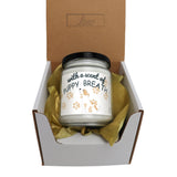 a small jar of dog treats in a box