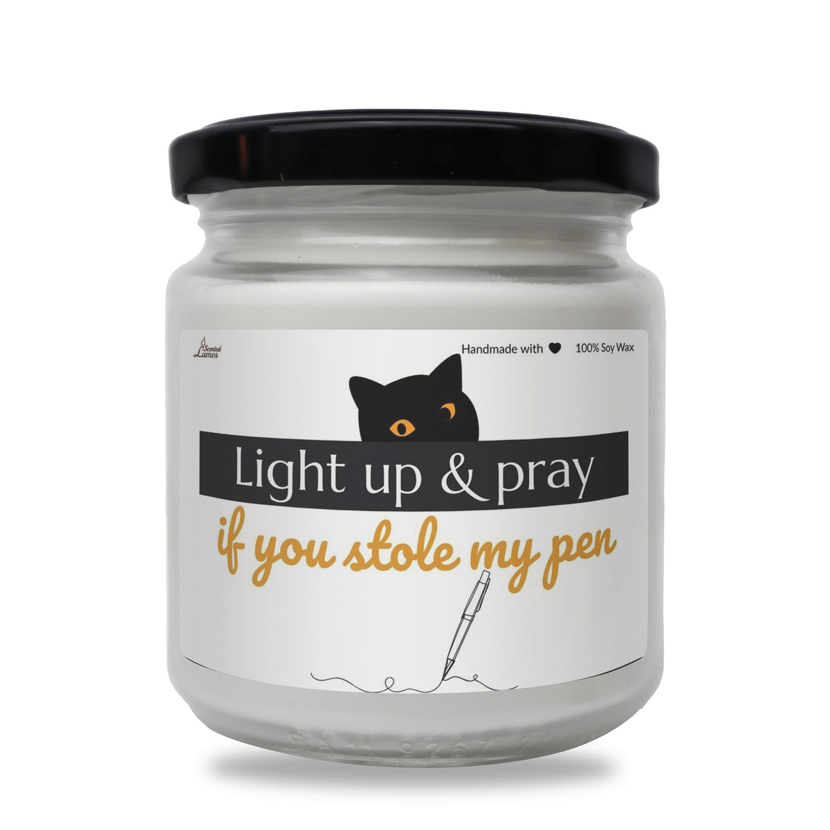 a jar of light up and pray if you sole my pen