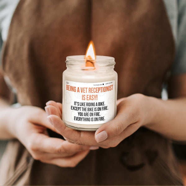 Being a Vet Assistant is easy Scented Soy Candle