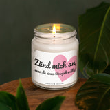 a candle that is sitting on a table