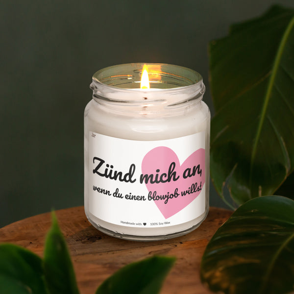 a candle that is sitting on a table