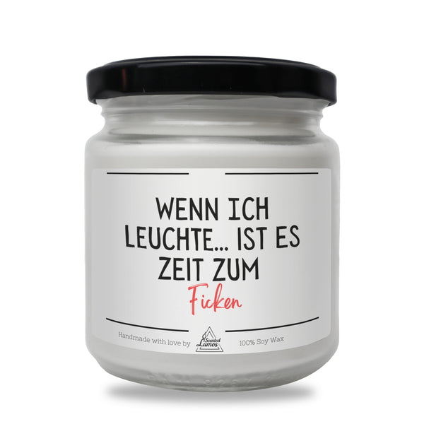 a white jar with a black lid on it