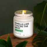 a candle that is sitting on a table