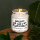 a candle that is sitting on a table