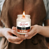 a person holding a candle in their hands