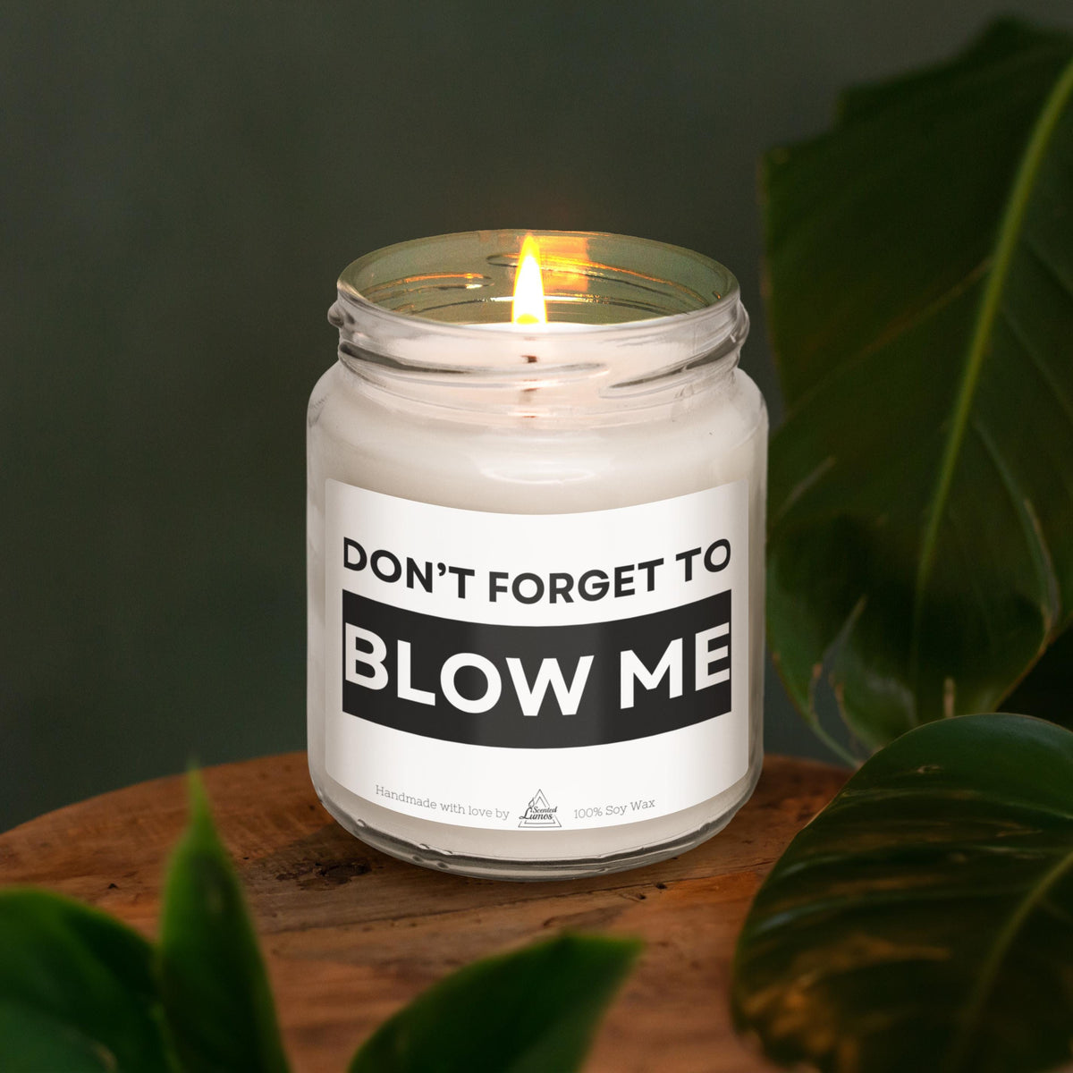 a candle that is sitting on a table